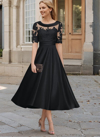 Illusion Neck Long Sleeves Chapel Train Chiffon(Non-Stretch) PROM DRESSES