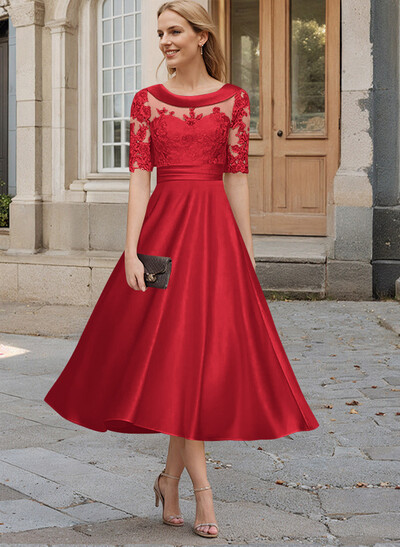 Illusion Neck Long Sleeves Chapel Train Chiffon(Non-Stretch) PROM DRESSES