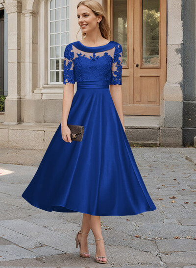 Illusion Neck Long Sleeves Chapel Train Chiffon(Non-Stretch) PROM DRESSES